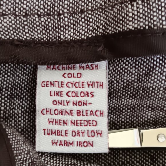 JM Collection Women's Plus Brown Linen Flower Circle Jacket Size 16 - Picture 10 of 11